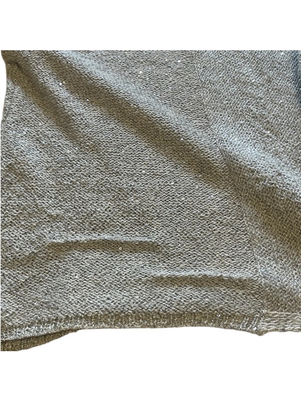 Anthropologie Knitted & Knotted
Gray Sparkle Open Front Cardigan Size Medium - Picture 10 of 11